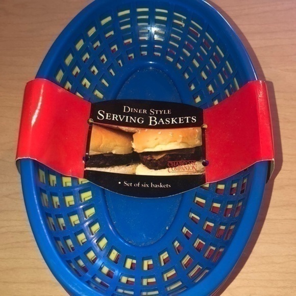 Diner style 6 serving baskets . NWT - Picture 1 of 2